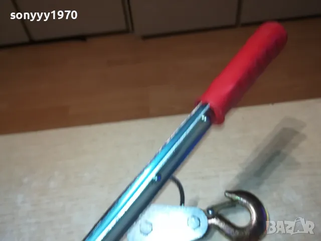 2 ТОНА ТРЕСЧОТКА ЛЕБЕДКА ЗА ВДИГАНЕ С КУКИ И СТОМАНЕНО ВЪЖЕ 1312241539, снимка 15 - Други инструменти - 48335407