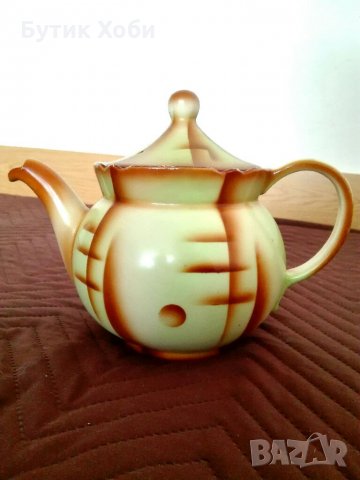 Порцеланов чайник Bihl Чехословакия, снимка 2 - Антикварни и старинни предмети - 33657921