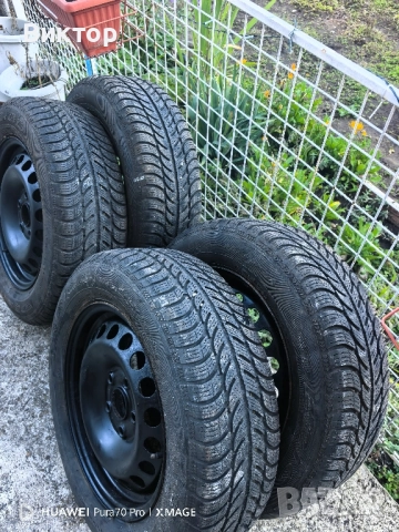 4 зимни гуми с джанти 15