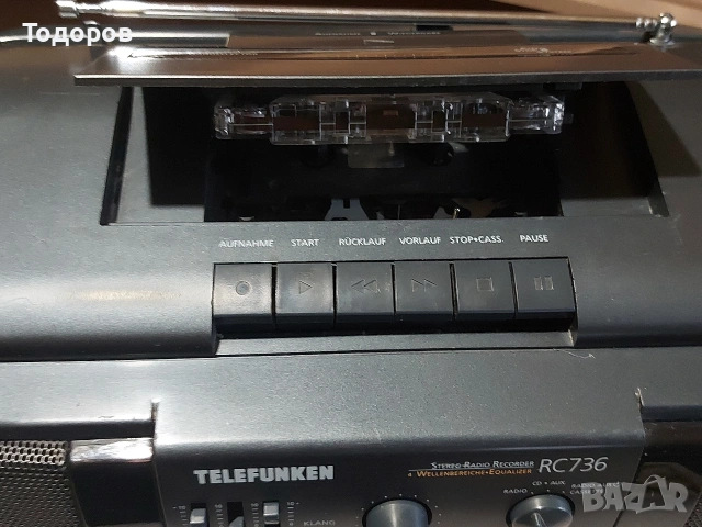 Telefunken RC736 Stereo Radio Cassette Recorder , снимка 5 - Радиокасетофони, транзистори - 53123257