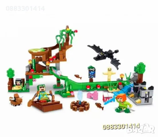 Конструктор Minecraft със светещи елементи , снимка 3 - Конструктори - 50217827