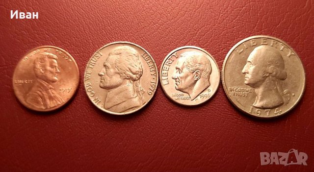 Монети САЩ.