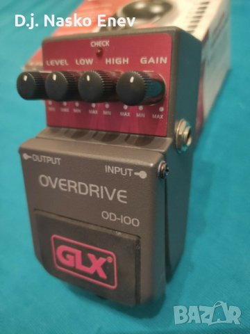 GLX Overdrive OD-100 Effekt-Pedal - Овердрайф педал за ел китара - КАТО НОВ, снимка 5 - Китари - 33006530