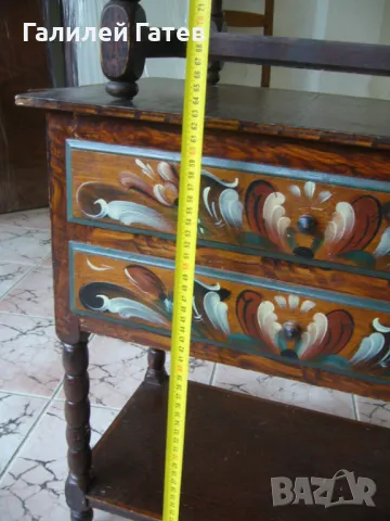 Старинни Нощни Шкафчета - Рисувани, снимка 2 - Шкафове - 47920611