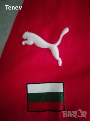 България #5 Георги Марков мачов гостуващ червен оригинален екип 2000/2001 Puma тениска фланелка, снимка 10 - Футбол - 52970866