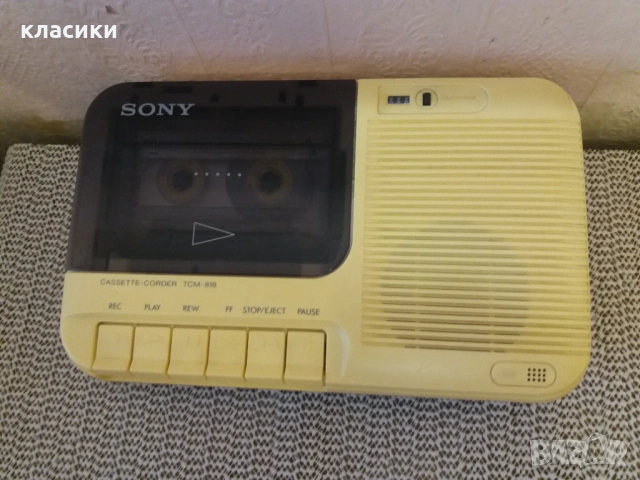 Касетофон SONY TCM-818., снимка 7 - Радиокасетофони, транзистори - 53137335