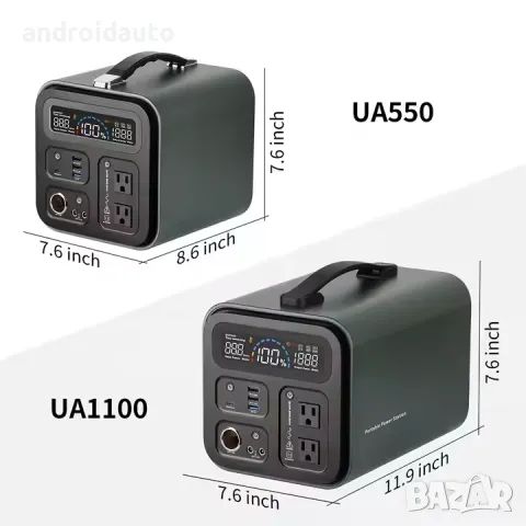 Преносим соларен генератор за ток Power Station G52 600W, 550Wh, снимка 2 - Аксесоари и консумативи - 48351833