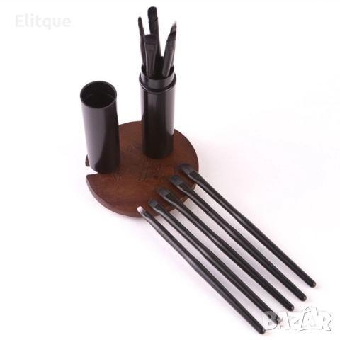 Комплект от 5 броя мини четки за сенки за очи HZS290, снимка 8 - Други - 52830717