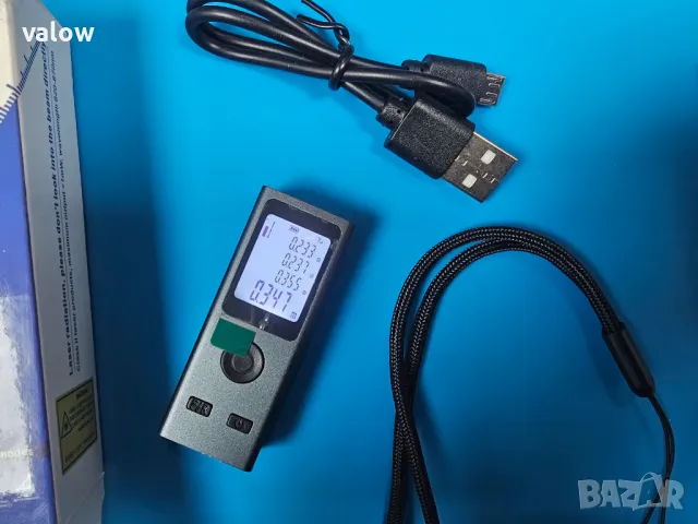 Мини рулетка ролетка електронна дигитална лазерна далекомер 60м, снимка 4 - Измервателни инструменти - 48456179