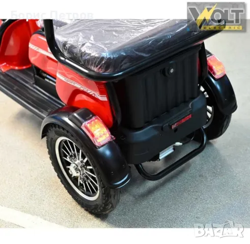 Електрическа триколка С2+ с5 батерии, 3
места, крачна спирачка и ВТ
, снимка 10 - Мотоциклети и мототехника - 48854057