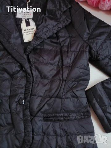 Черно пролетно яке, снимка 6 - Якета - 28741686