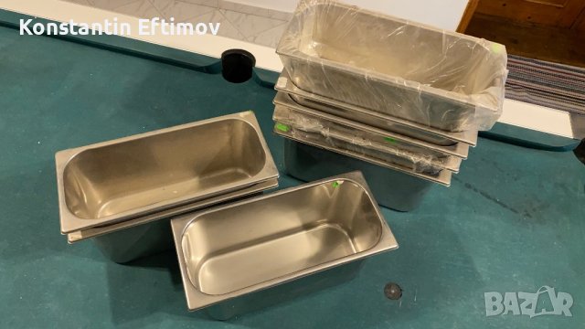 Гастрономи и стойка инокс мат, снимка 14 - Прибори за хранене, готвене и сервиране - 43360338