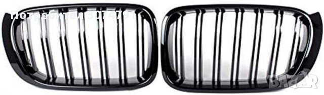 Двойни M Бъбреци Решетки за BMW X3 X4 F25 F26 БМВ Черен Гланц 2015-2017, снимка 6 - Аксесоари и консумативи - 32950734