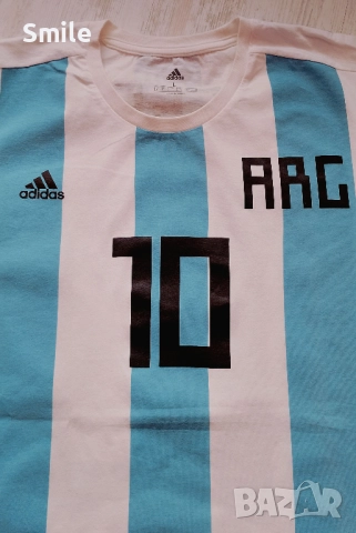 Футболна фланелка / тениска Аржентина / Меси - оригинал, снимка 2 - Футбол - 52281742