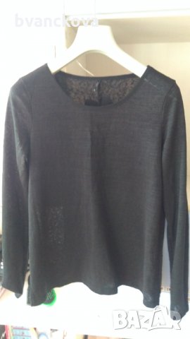 Черна блуза Only, снимка 1 - Блузи с дълъг ръкав и пуловери - 34805189