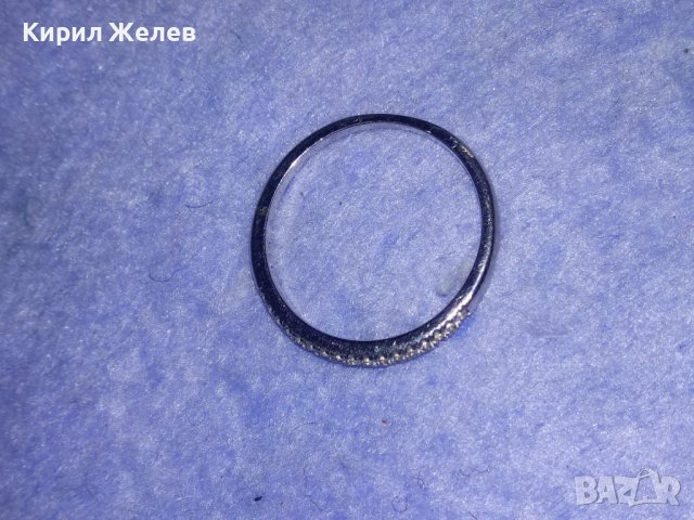 ЕЛЕГАНТЕН НЕЖЕН СКЪПОЦЕНЕН ДАМСКИ ПРЪСТЕН РОДИРАНО СРЕБРО 925 с ИСКРЯЩИ ФАСЕТИРАНИ ЦИРКОНИ 17298, снимка 16 - Пръстени - 40770401