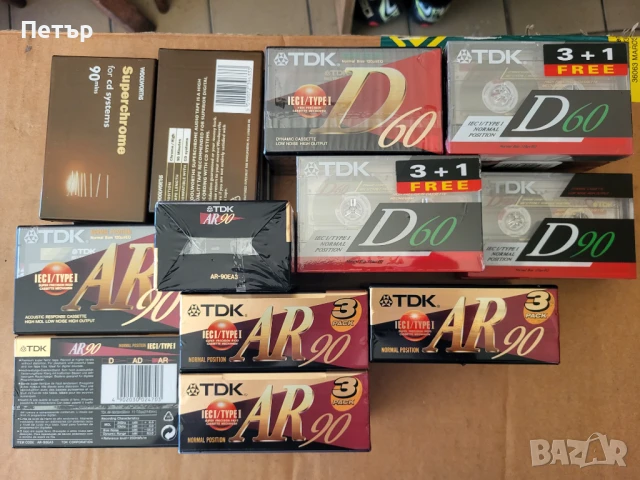 Нови аудиокасети TDK AR90 ,D60 и D90, снимка 2 - Аудио касети - 51070715