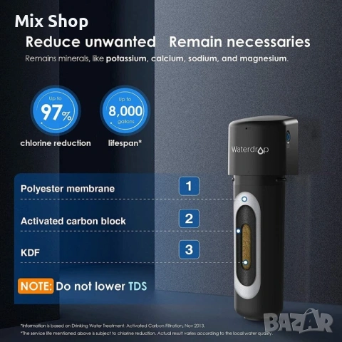 Нов Филтър за вода WaterDrop, снимка 9 - Други стоки за дома - 53602875