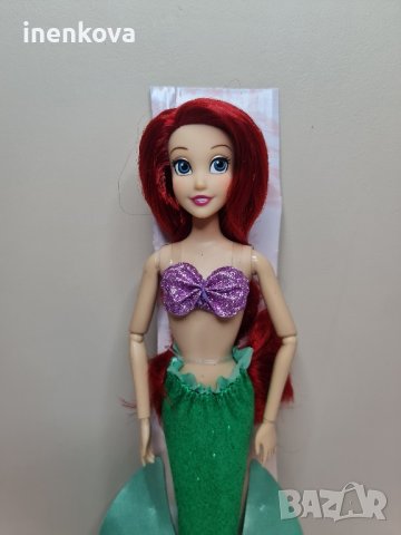 Оригинална кукла Ариел "Малката русалка"Дисни Нова, без кутия., снимка 12 - Кукли - 43718527