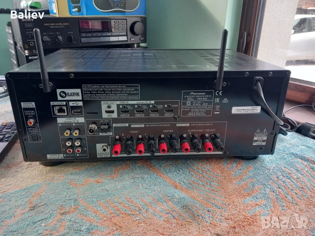 PIONEER VSX-832 5.1 CHANNEL A/V NETWORK RECEIVER , снимка 13 - Ресийвъри, усилватели, смесителни пултове - 53068985