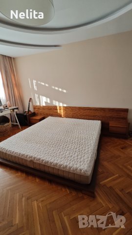 Спален комплект със секция в японски стил от масивно дърво, снимка 8 - Спални и легла - 43847959