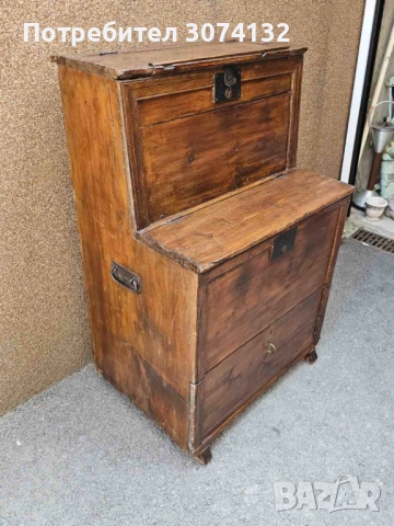 Холандски антикварен шкаф, снимка 6 - Антикварни и старинни предмети - 51689826