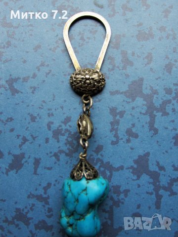 стар сребърен ключодържател, снимка 5 - Други ценни предмети - 27337170