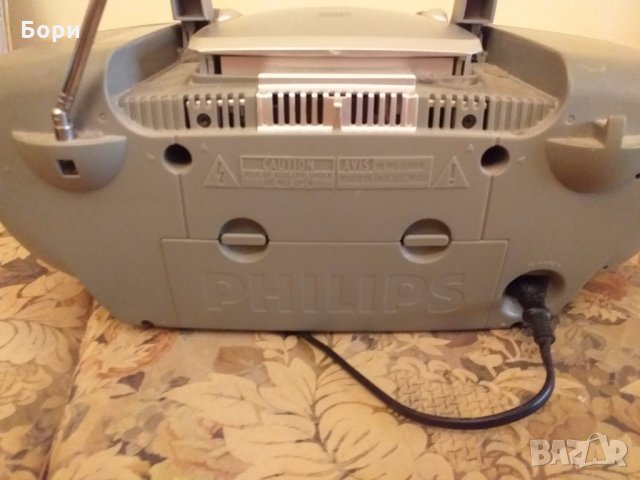 PHILIPS CD, касетофон,радио., снимка 5 - Радиокасетофони, транзистори - 26543171