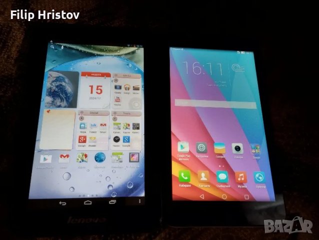 Два таблетаLenovo Huawei 