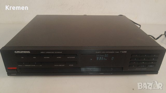 TUNER GRUNDIG T-5200, снимка 3 - Ресийвъри, усилватели, смесителни пултове - 38418504