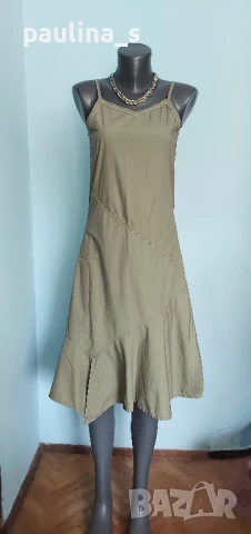 Четири различни броя / Памучна зелена рокля "S'Oliver", "H&M", " GanJana" , снимка 5 - Рокли - 14642612