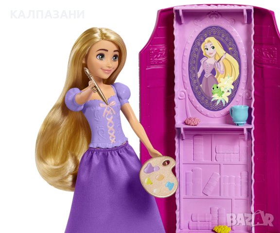 Кукла Disney Princess - Кулата на Рапунцел HLW30, снимка 4 - Кукли - 43312403