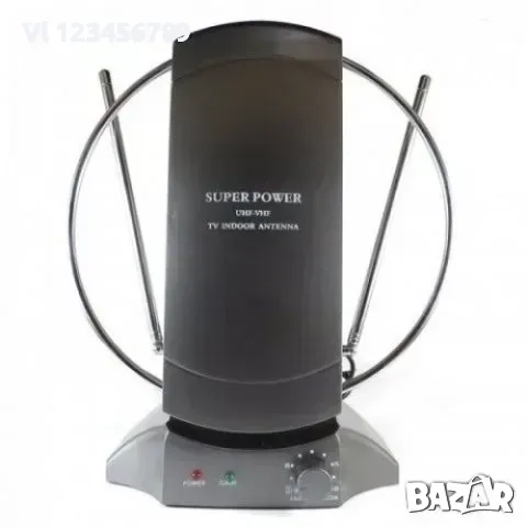 Стайна антена с вграден усилвател за цифрова TV и радио VHF/UHF/FM, снимка 1