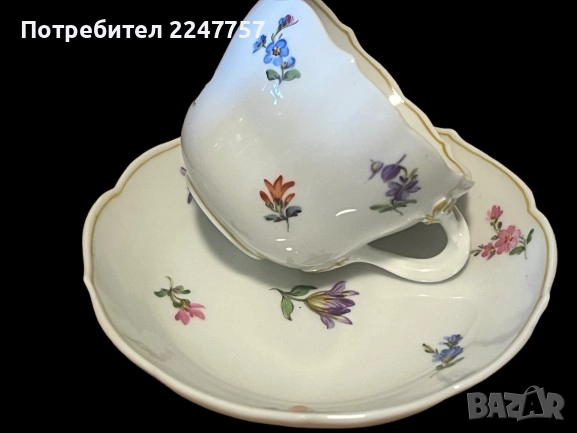 Двоен сет порцелан Meissen, снимка 2 - Антикварни и старинни предмети - 51484586