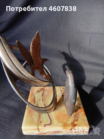 Скулптура бронз см12 , снимка 4 - Статуетки - 52545952