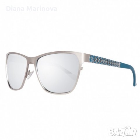 Слънчеви очила, сребристо и тюркоаз, снимка 2 - Слънчеви и диоптрични очила - 39312069