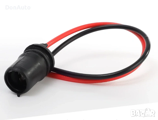 W5W T10 Фасунга с кабел за габаритни крушки, снимка 6 - Аксесоари и консумативи - 53134690