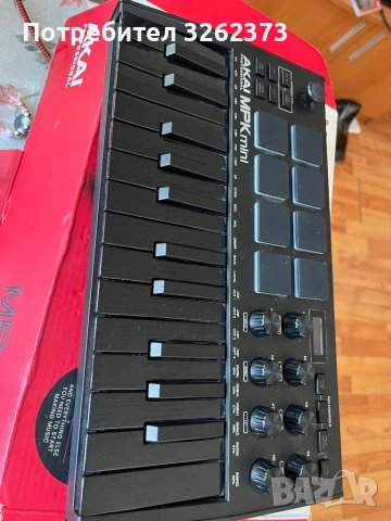 Akai MPK mini MK3 Черна Миди midi клавиатура, снимка 1