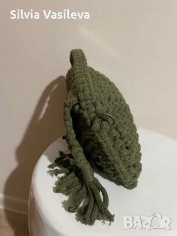 Handmade чанта от макраме, снимка 4 - Чанти - 47609463