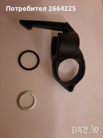 Тактически пластмасов клипс с ринг за фенери с диаметър на тялото 22мм