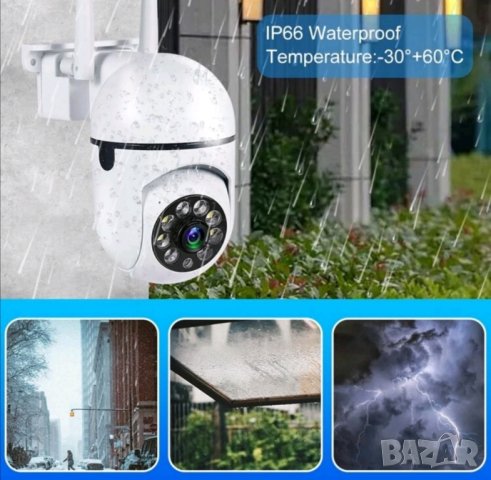 Външна 5MP Ultra HD водоустойчива камера за видеонаблюдение , снимка 2 - IP камери - 43951999