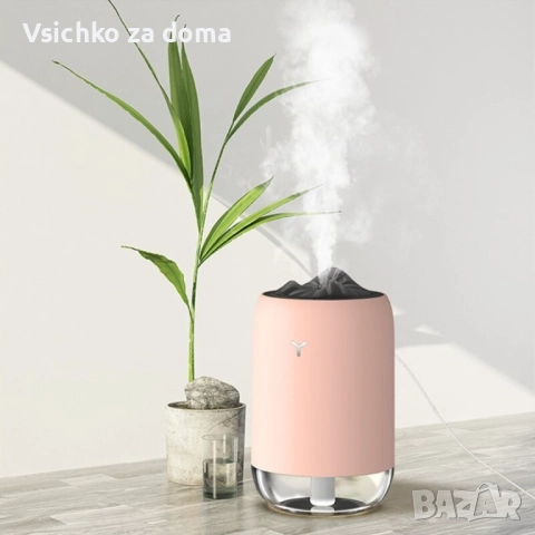 Мини овлажнител за въздух и ароматизатор , снимка 3 - Афтършейф - 51553276