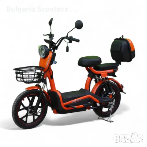 Електрически Мотопед MaxMotors EBZ 18 750W/48V/20Ah - ORANGE