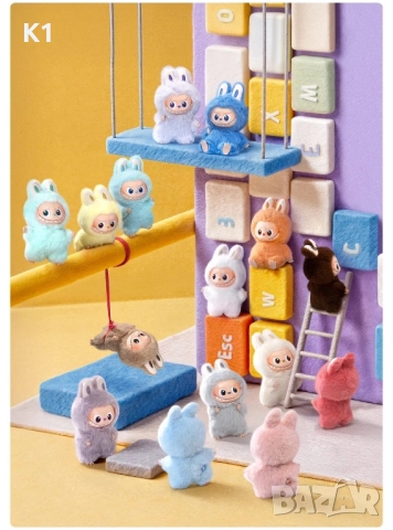 НОВО! Labubu PIN FOR LOVE, Лабубу играчка плюшен ключодържател 11см, снимка 7 - Плюшени играчки - 51807686