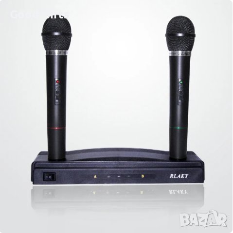 2 броя Комплект безжични микрофони RLAKY, снимка 1 - Микрофони - 42987472