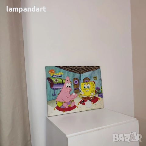 Картина за детска стая Спонджбоб, снимка 2 - Картини - 52588009