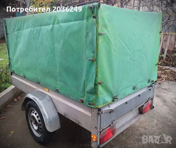 Ремарке Stema с брезент- Нов внос от Германия, снимка 3 - Ремаркета - 52492659