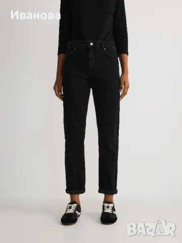 REZERVED Черни дънки , снимка 2 - Дънки - 48247497