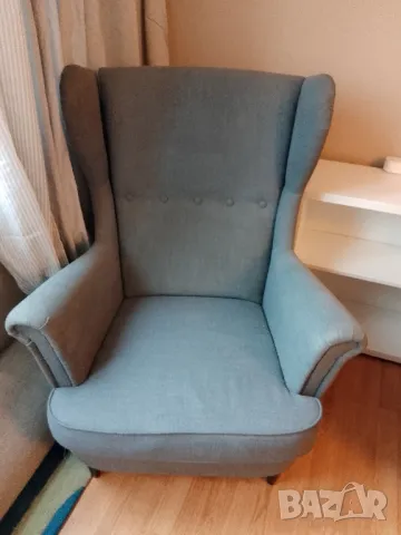 Кресло Strandamon, сиво или оранжево, Икеа, снимка 2 - Дивани и мека мебел - 48339048