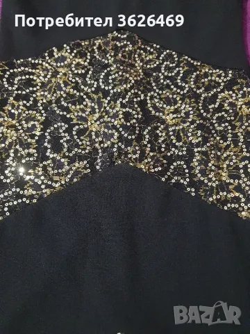 Рокля с пайети , снимка 5 - Рокли - 48628049